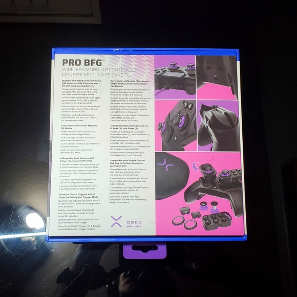 PDP - Victrix Pro BFG Wireless Controller for PS5, PS4, and PC, Sony 3D Audio - Picture 2 of 8